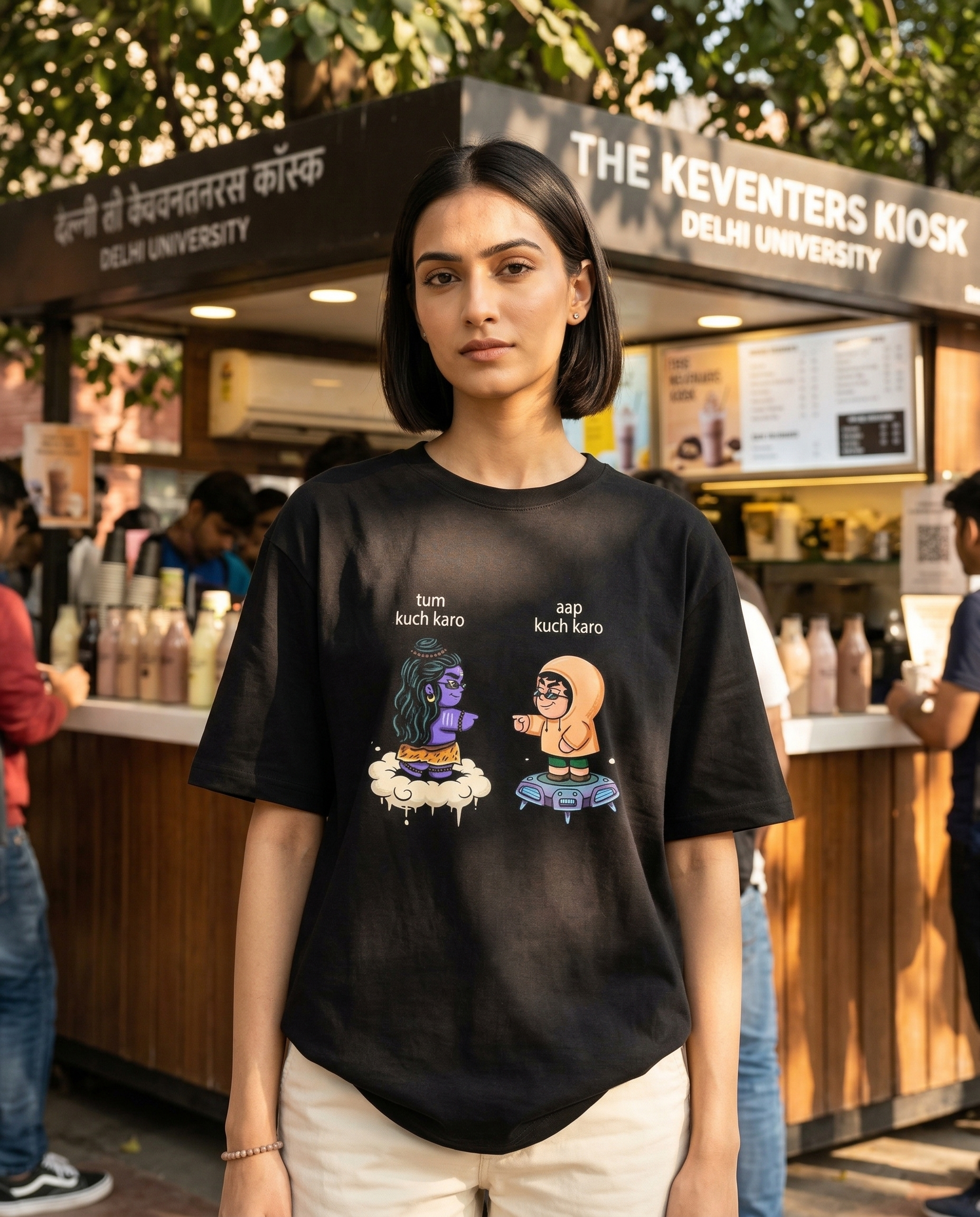 Street Life — a Keventers-style milkshake kiosk, bright afternoon lig